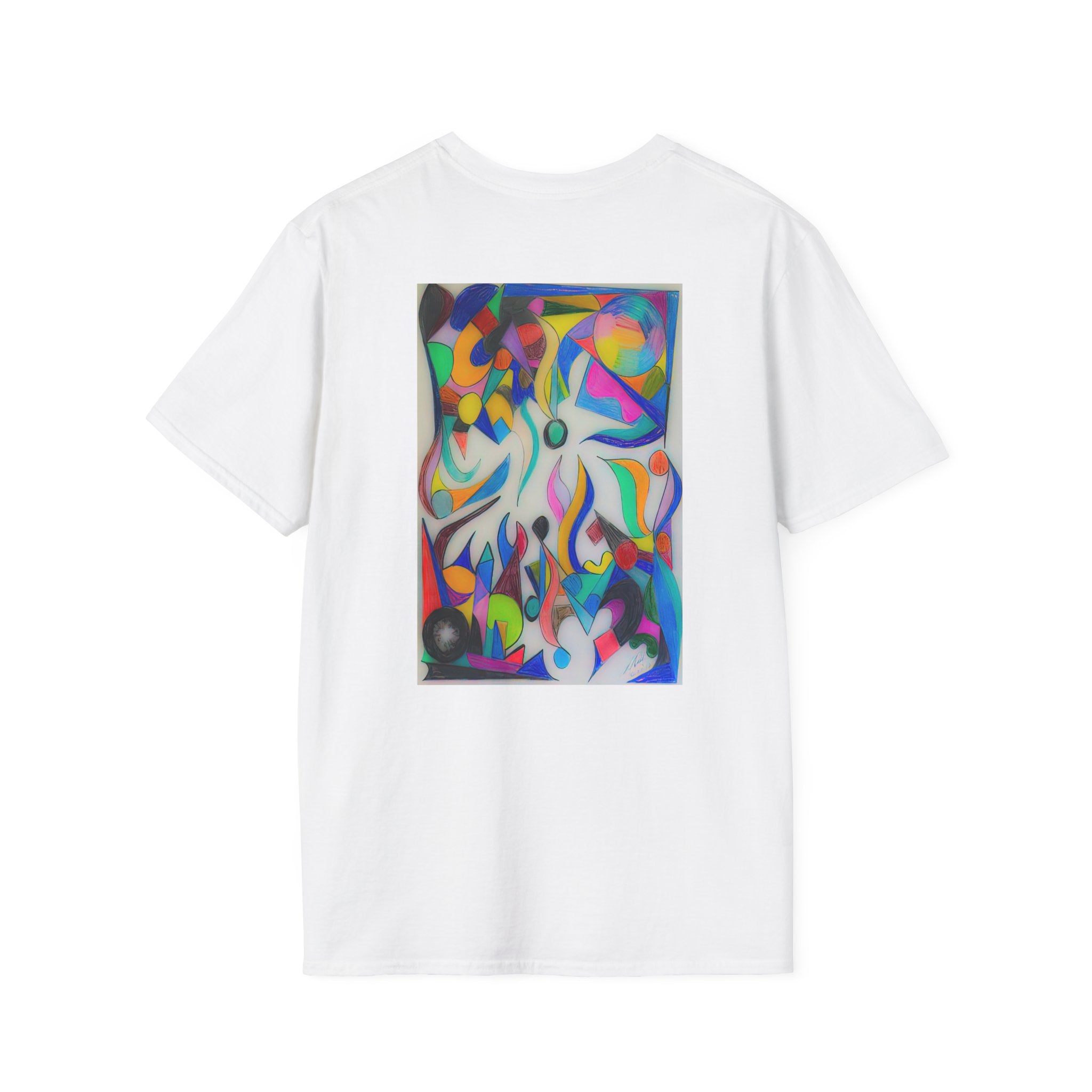 Abstract Colorburst Art T-Shirt by autistic artist