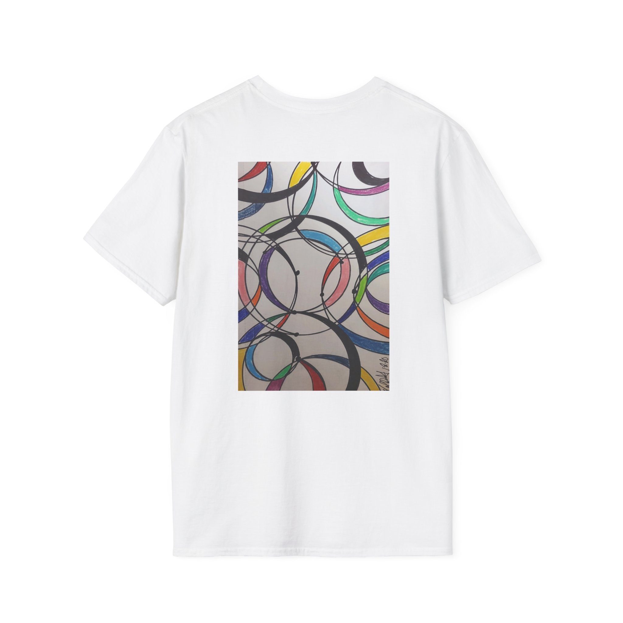 Abstract Colorful Rings T-Shirt