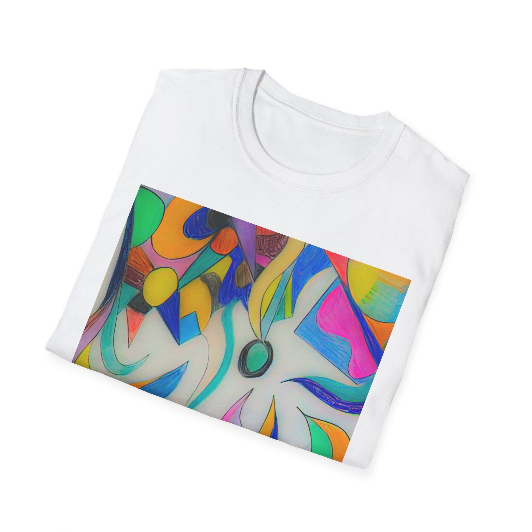 Abstract Colorburst Art T-Shirt by autistic artist