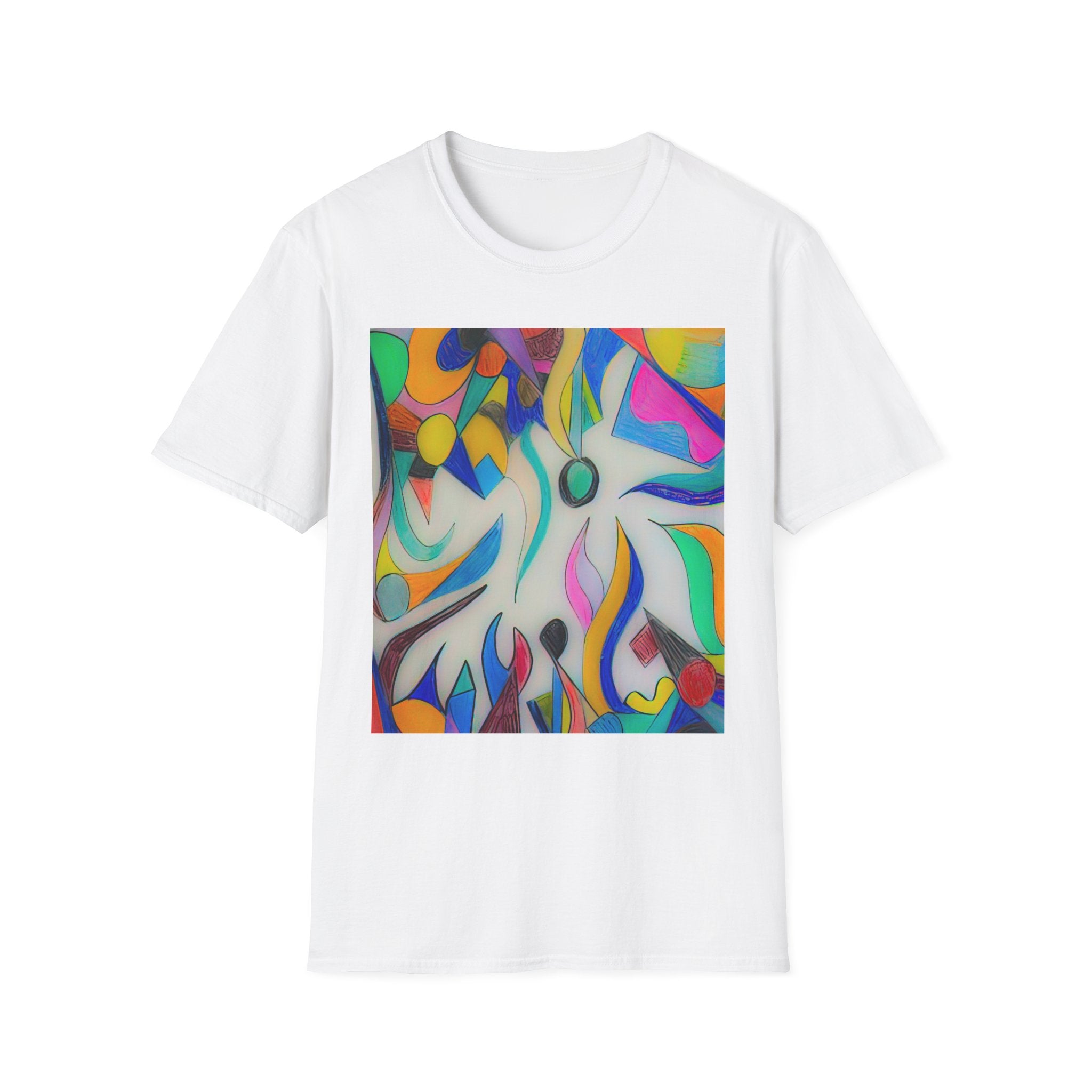Abstract Colorburst Art T-Shirt by autistic artist