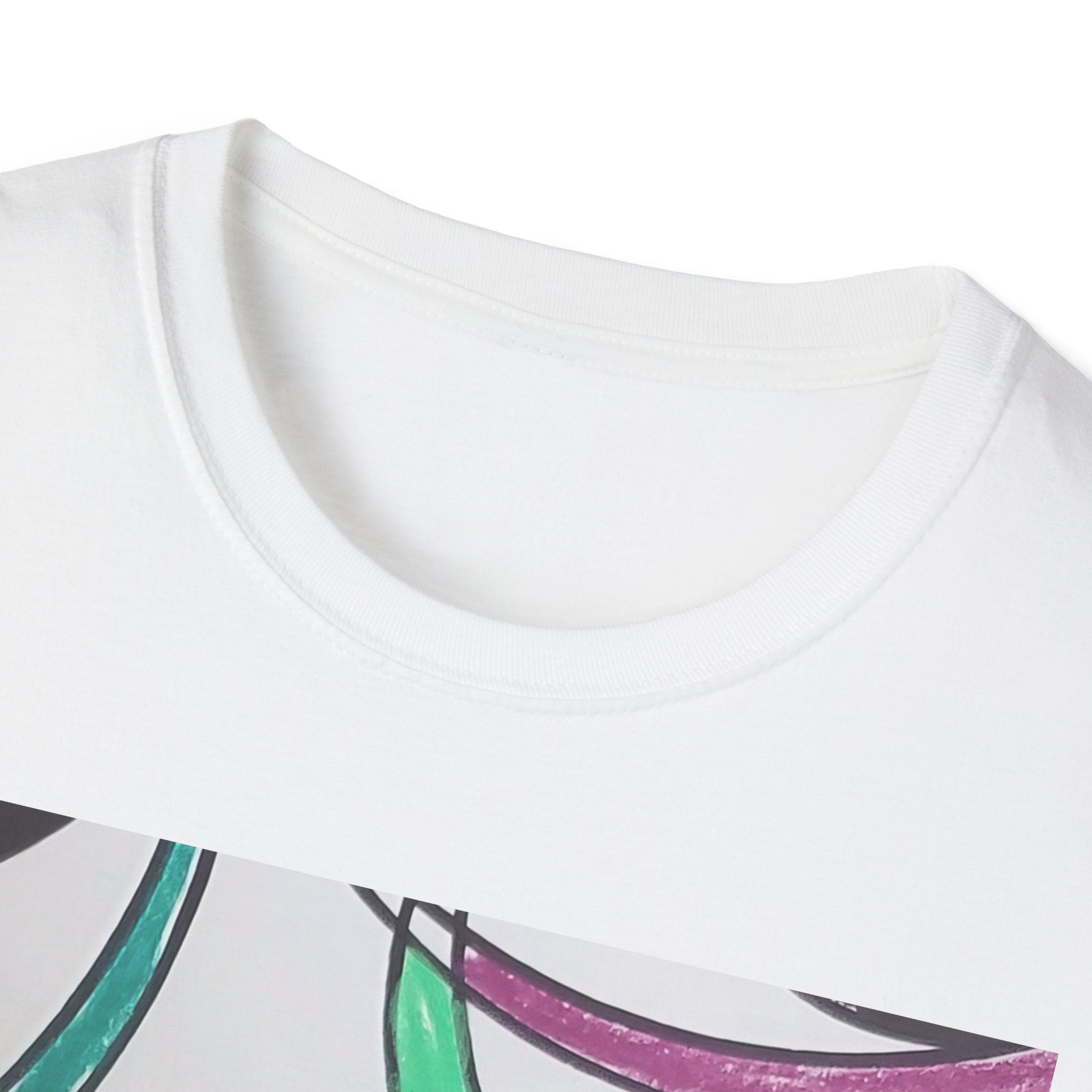 Abstract Colorful Rings T-Shirt