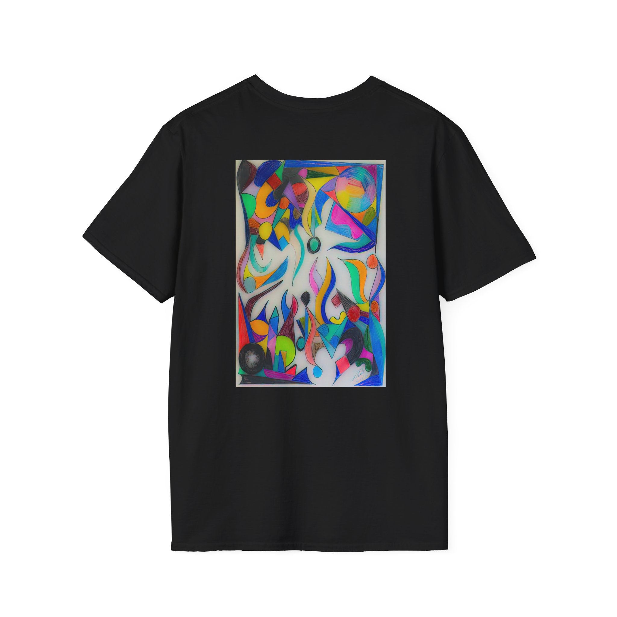 Abstract Colorburst Art T-Shirt by autistic artist