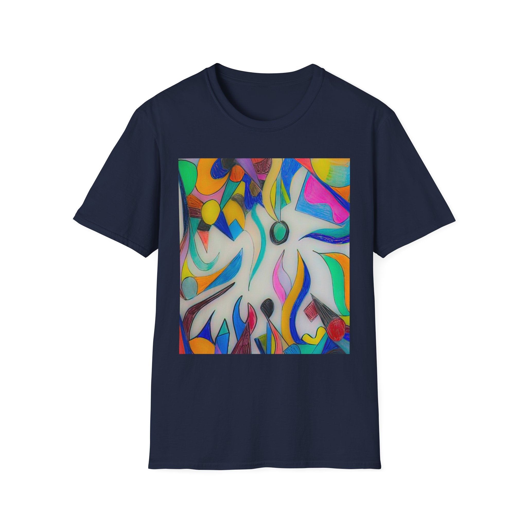 Abstract Colorburst Art T-Shirt by autistic artist