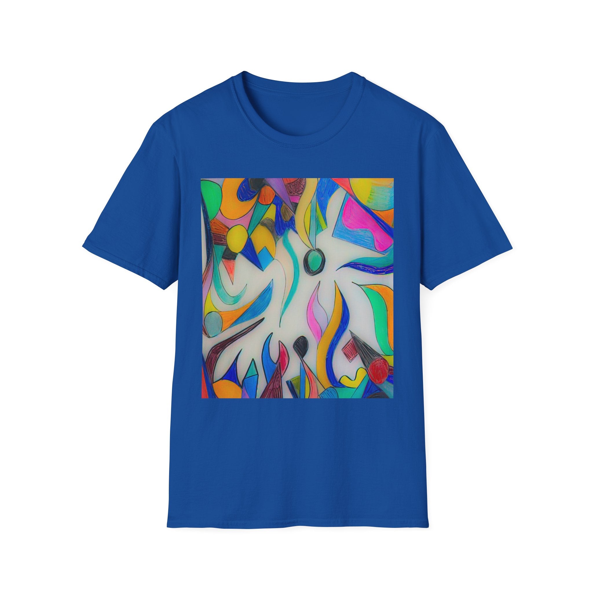 Abstract Colorburst Art T-Shirt by autistic artist