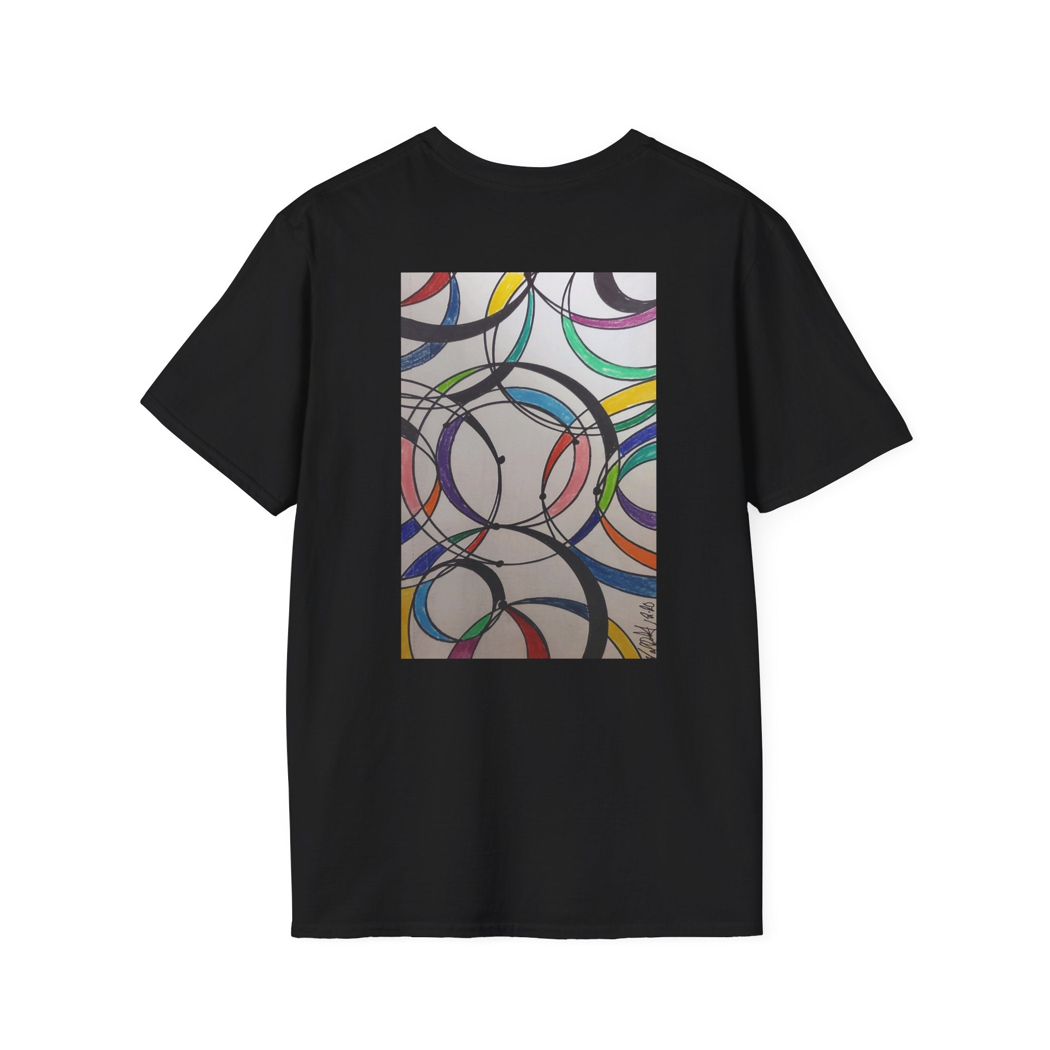 Abstract Colorful Rings T-Shirt