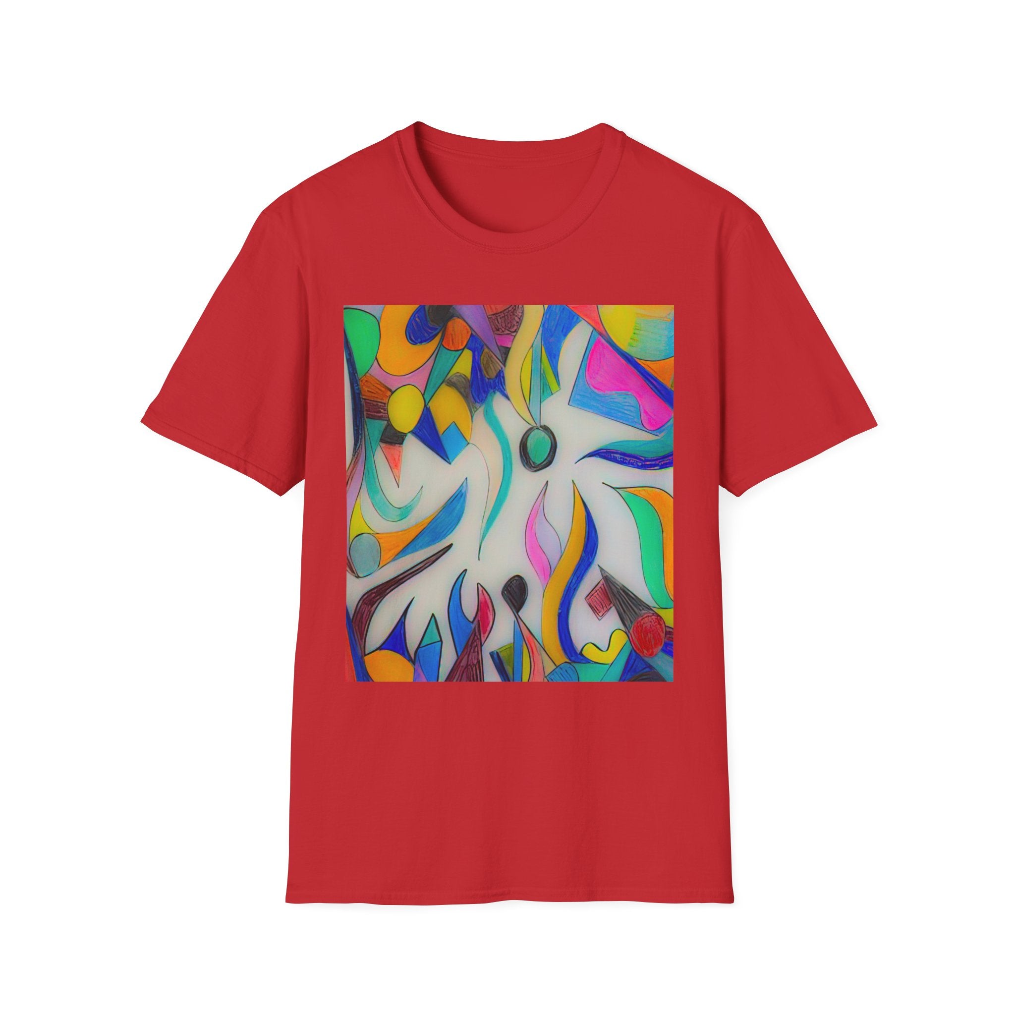 Abstract Colorburst Art T-Shirt by autistic artist