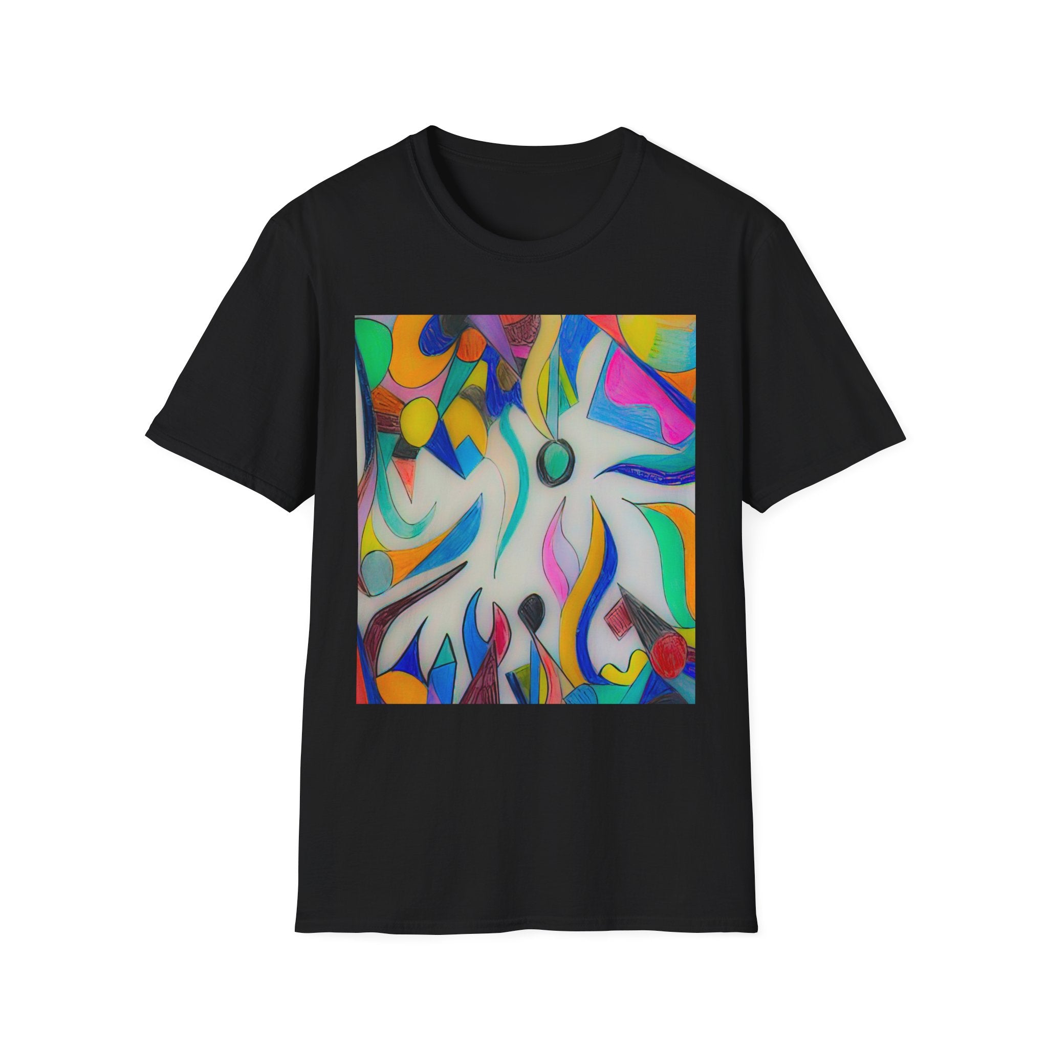 Abstract Colorburst Art T-Shirt by autistic artist
