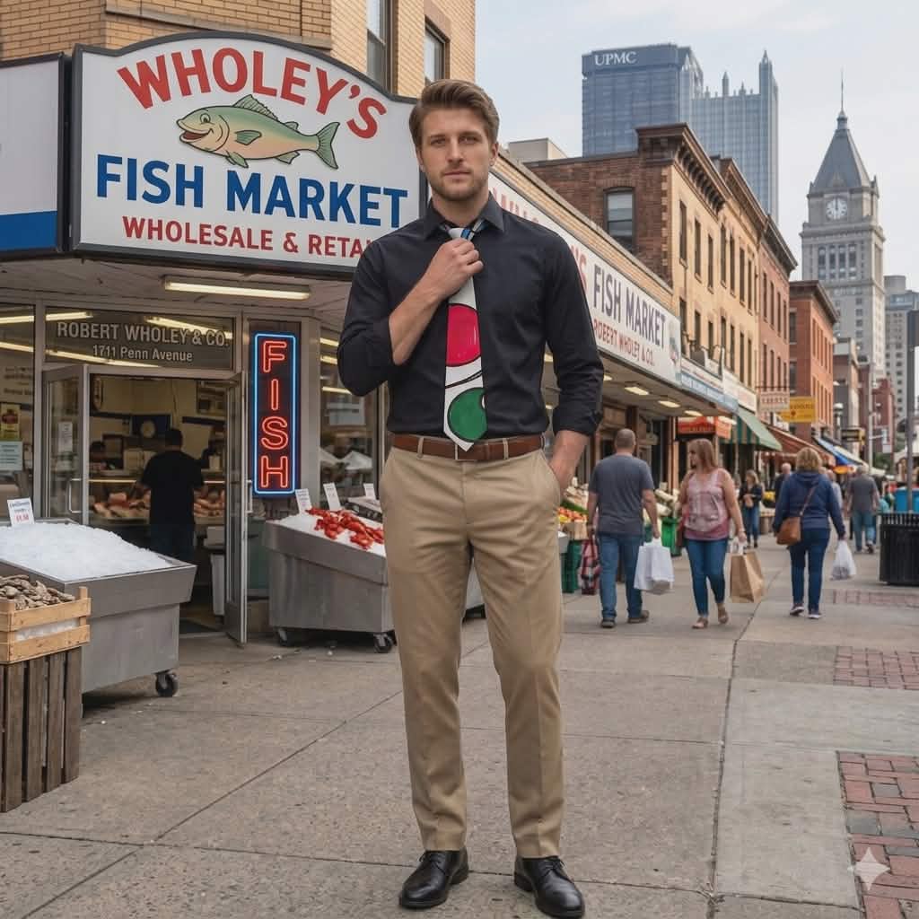 Art That Looks Back - Color Dot Necktie – Retro Polka Dot Art Print Tie by autistic artist